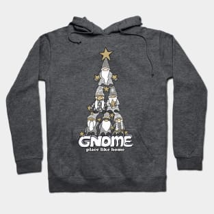 Gnome Place Like Home- silver Hoodie
